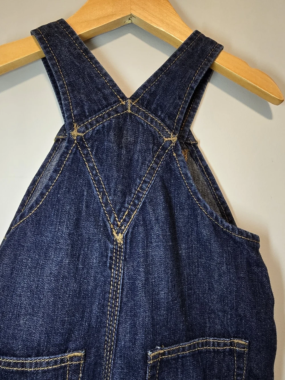 GAP Dark Blue Denim Kids Baby Soft  Overalls